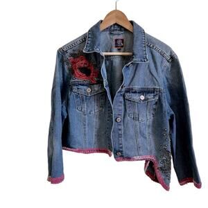 Boomboom jeans women’s denim‎ jacket large